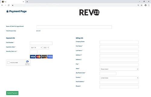 Fiserv REV23 Hosted Payment Page